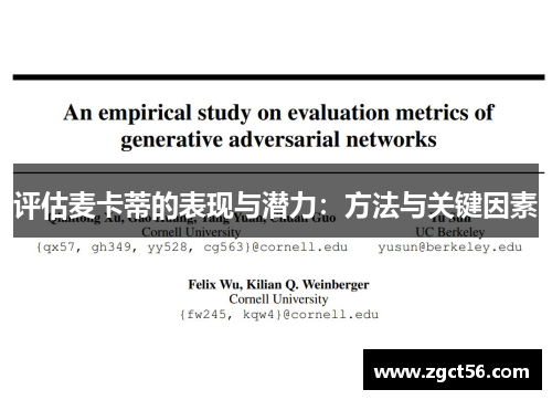 评估麦卡蒂的表现与潜力：方法与关键因素
